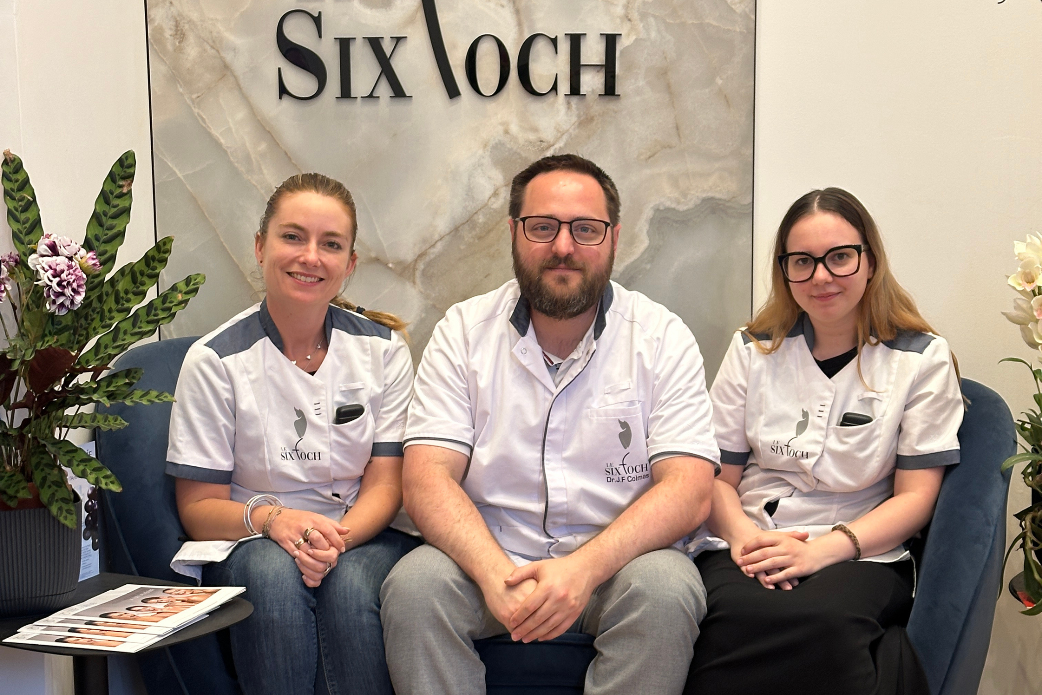 Equipe du cabinet esthétique le six Foch à Montpellier